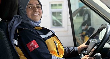 Eğitimin birincisi oldu, direksiyon başında hayat kurtarıyor
