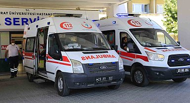 Elazığ'da birinci kattan düşen 2 yaşındaki bebek yaralandı