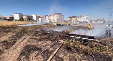 Elazığ'da çıkan yangın maddi hasara neden oldu