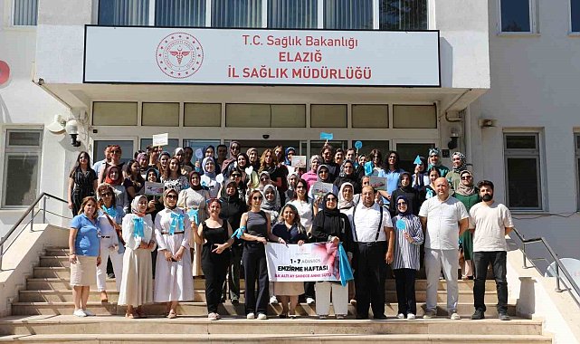 Elazığ'da Dünya Emzirme Haftası etkinlikleri