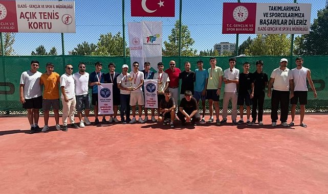Elazığ'da tenis heyecanı tamamlandı