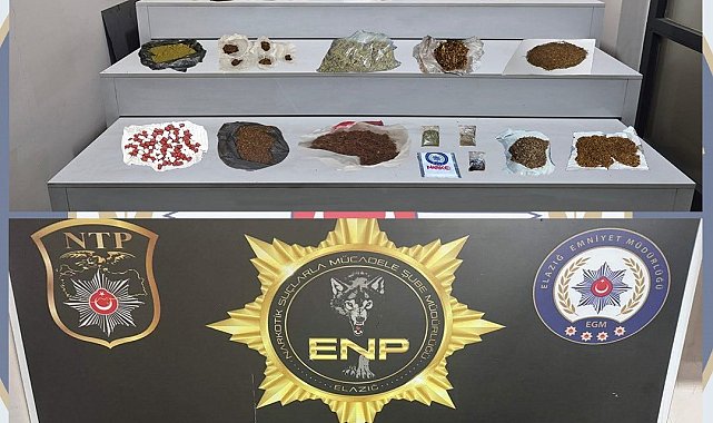 Elazığ'da uyuşturucu operasyonu: 5 şüpheli tutuklandı