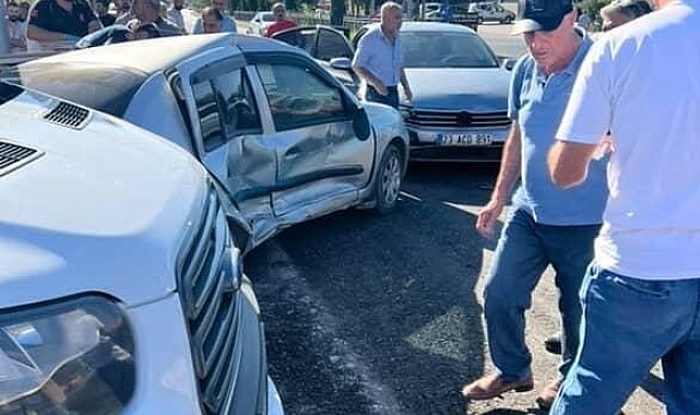 Elazığ'da zincirleme trafik kazası: 1 yaralı