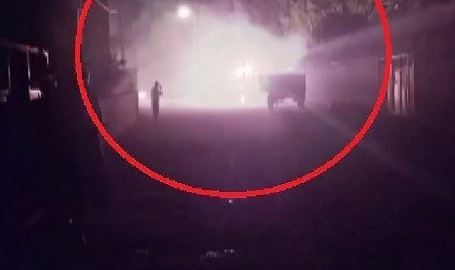 Elektrik tellerindeki patlamalar geceyi gündüze çevirdi