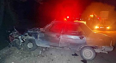 Emet'te otomobille elektrikli bisiklet çarpıştı: 1 ölü