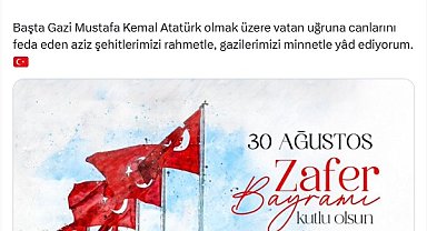 Emine Erdoğan'dan 30 Ağustos Zafer Bayramı mesajı: