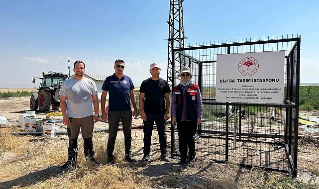 Emirdağ'da çiftçileri rahatlatacak sistem kuruldu