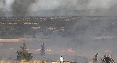Enez'de orman yangını paniği... Gülçavuş sahili boşaltılıyor