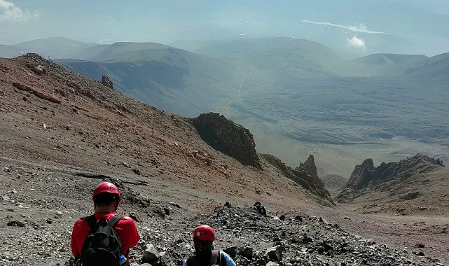 Erciyes'te zirve yolculuğu