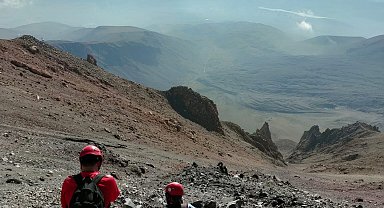Erciyes'te zirve yolculuğu
