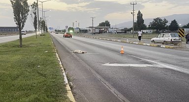Erzincan-Erzurum kara yolunda duygulandıran görüntü