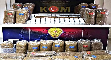 Erzincan'da 480 paket kaçak tütün ele geçirildi