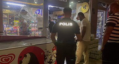 Erzincan'da alkollü şahıs işyerine saldırdı