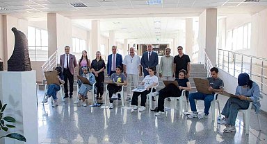 Erzincan'da güzel sanatlar için özel yetenek sınavları yapıldı