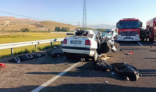 Erzurum'daki feci kazada vefat edenlerin kimlikleri belli oldu