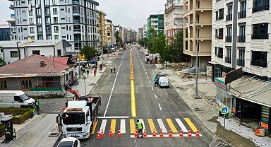 Eski Cezaevi Caddesi yeni görünümüyle trafiğe açıldı