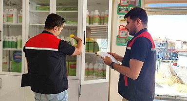 Eskişehir'de bitki koruma ürünleri satış yerlerine çapraz denetim