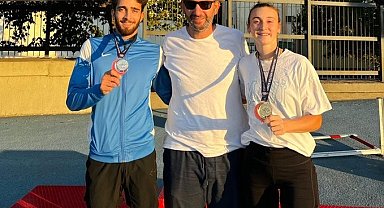 Eskişehirli atletlerden hurdles cup yarışında çifte madalya