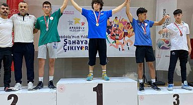 Eskişehirli sporcunun güreş başarısı