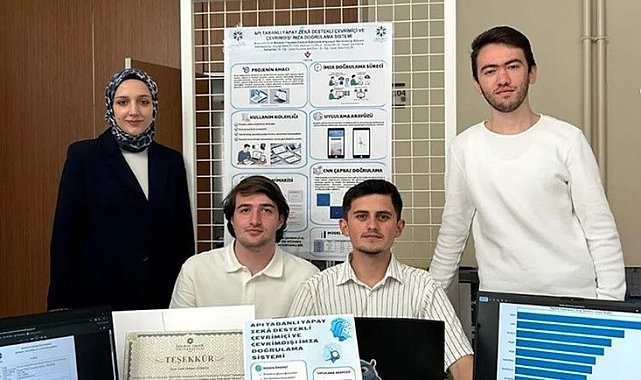 ETÜ'lü öğrencilerin geliştirdiği yapay zekâ destekli imza doğrulama projesi TÜBİTAK tarafından desteklendi