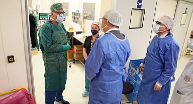 EÜTF Hastanesi Merkezi Ameliyathanede ilk operasyon yapıldı