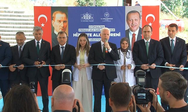 Eyüpsultan Pirinççi Aile Sağlığı Merkezi'nin açılışı yapıldı
