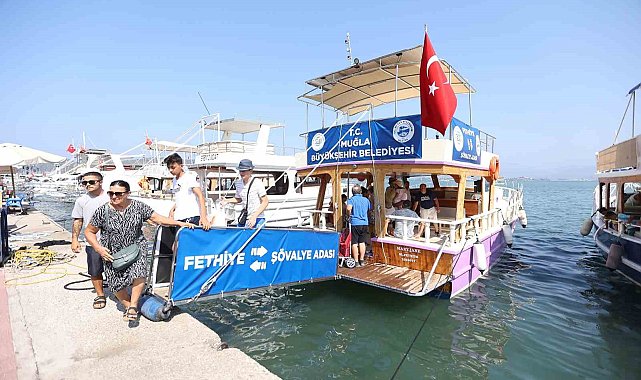 Fethiye-Şövalye Adası yolcu motoru seferleri başladı