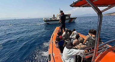 Fethiye'de 37 düzensiz göçmen kurtarıldı