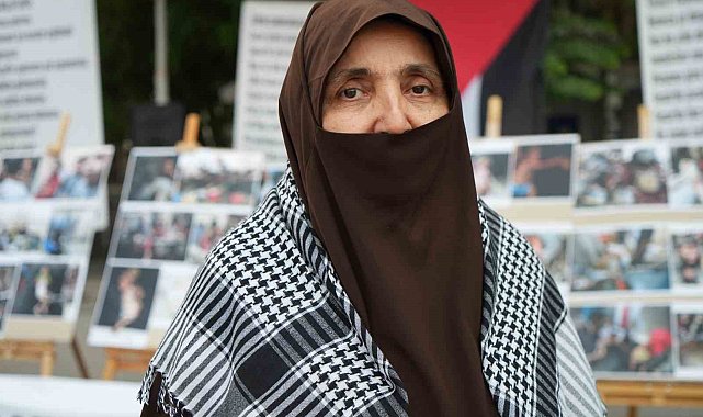 Filistin için imza kampanyasına destek veren Cemile teyze: "Her bir imza İsrail'e bir bomba olacak"