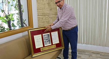 Filistin'de esir düşen dedesinin 107 yıllık mektubuna ulaştı