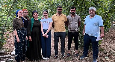 Fındık işçilerine yaşam alanlarında sağlık hizmeti