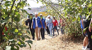 Fındık tarlası antrenman sahası oldu