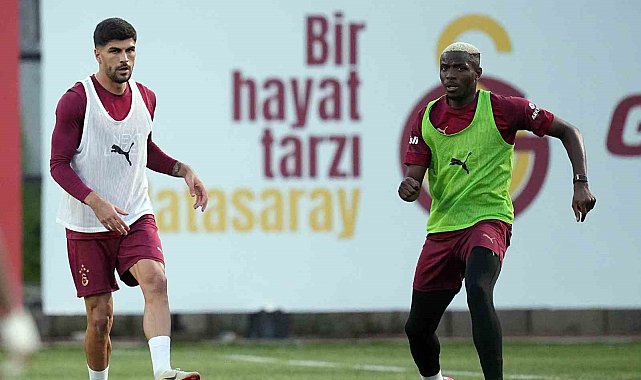 Galatasaray, Kayserispor maçının hazırlıklarını sürdürdü