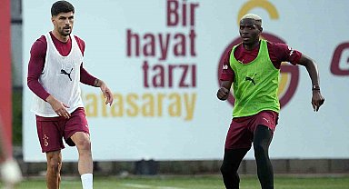 Galatasaray, Kayserispor maçının hazırlıklarını sürdürdü