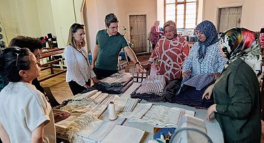 Gazenne kumaşı kadınların elinde yeniden hayat buluyor