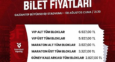 Gaziantep FK - Galatasaray maçı biletleri satışa çıkıyor