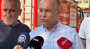 Gaziantep Valisi Çeber: "Yangını başka bir fabrikaya sirayet etmeden söndürmeye gayret ediyoruz"