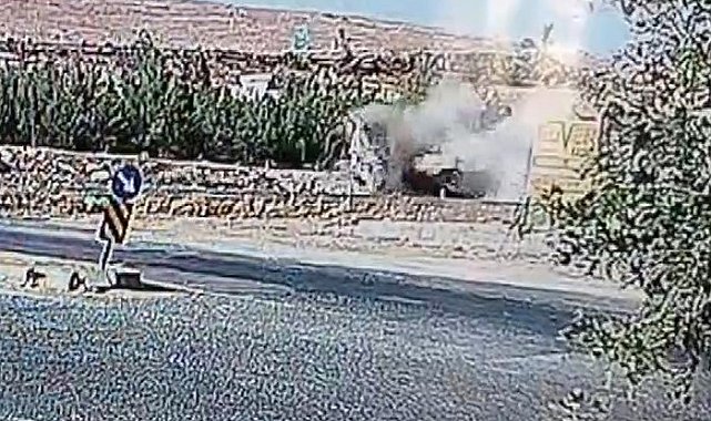 Gaziantep'te 3 kişinin öldüğü feci kaza kamerada