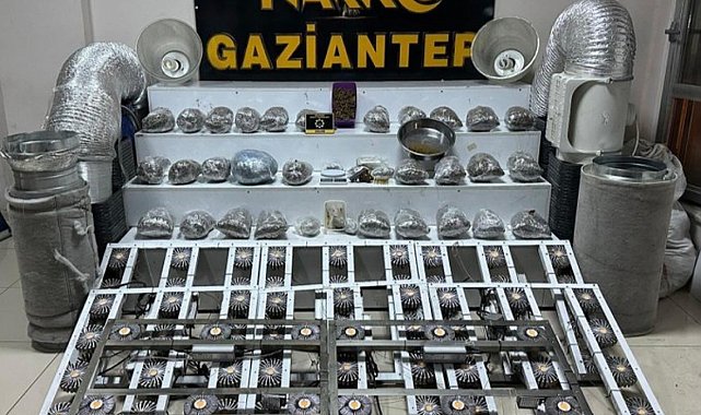 Gaziantep'te 32 kilo skunk ele geçirildi