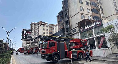 Gaziantep'te 5 katlı binada çıkan yangın söndürüldü: 23 kişi dumandan etkilendi