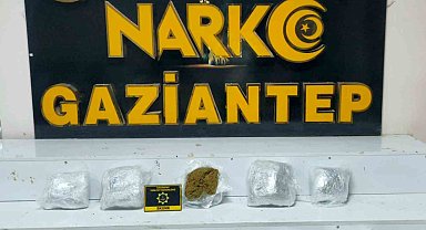 Gaziantep'te 5 kilogram uyuşturucu madde ele geçirildi