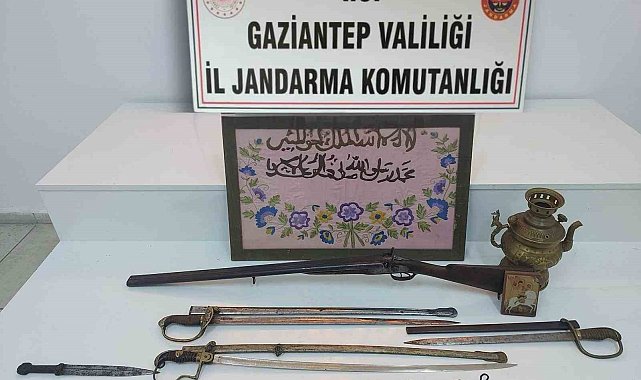 Gaziantep'te tarihi eser operasyonu: 1 gözaltı