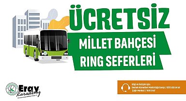 Gaziosmanpaşa Belediyesi'nden millet bahçesine ulaşımı kolaylaştırmak amacıyla ücretsiz ring seferi