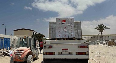 Gazze'ye 165 tırlık umut: Türk Kızılay'dan 3 bin ton gıda yardımı