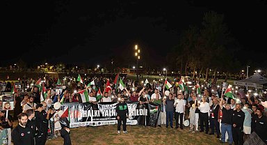 Gebze'den Gazze'ye destek yürüyüşü
