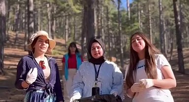 Gediz'de Gençlik Kampı'nda çevre farkındalığı etkinliği