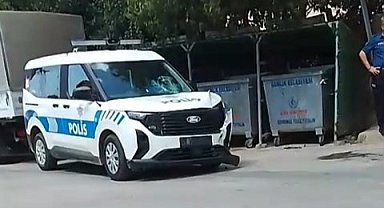 Gemlik'te kovalamacada polis aracına çarptı