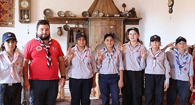 Genç izciler doğa ile iç içe keyifli bir deneyim yaşadı