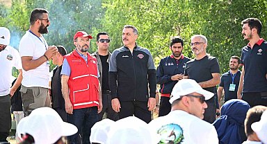 Genç Kızılay Erzurum 'Afete Hazırım Kampı' Konaklı'da başladı
