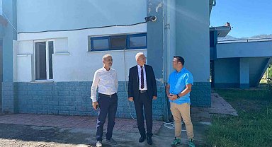 Gençlik ve Spor İl Müdürü Arslantürk spor alanlarını inceledi